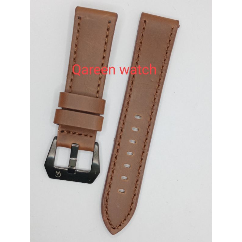 Tali Jam Strap leather 22 24 26 mm Alexandre Christie Tali jam tangan kulit Premium AC 02