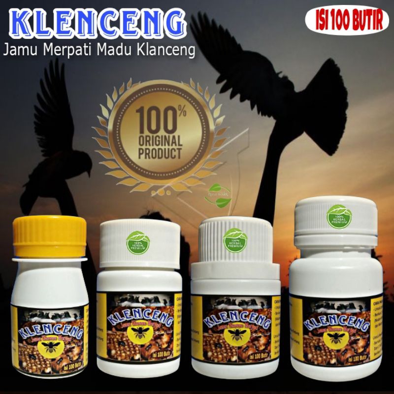KLENCENG 300 BUTIR jamu merpati madu klanceng original product sang juara pil edan pil alus rjb baro