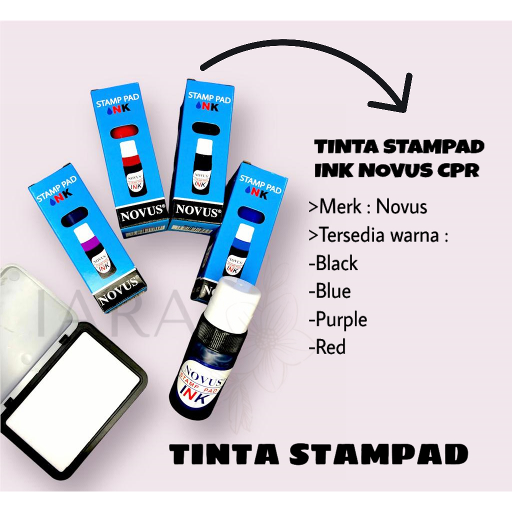 

TINTA STAMP PAD INK NOVUS CPR