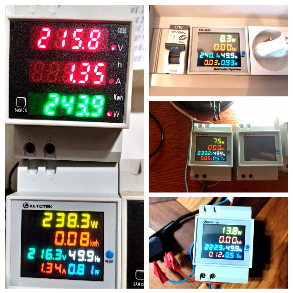 Kwh Pengukur Listrik Smart Power Penghemat Listrik Rumah Digital Voltmeter 220V 80A