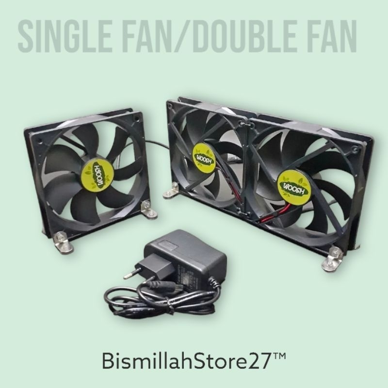 STAND FAN DC 12V (FAN BARU),  8 CM/9 CM, HIGHSPEED