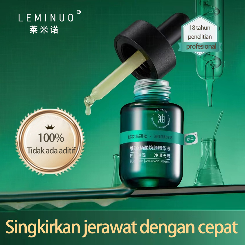 Esensi asam salisilat anti jerawat anti jerawat mencerahkan warna kulit kontrol minyak pemutih pelembab wajah cocok untuk semua jenis kulit esensi perawatan kulit 20ml