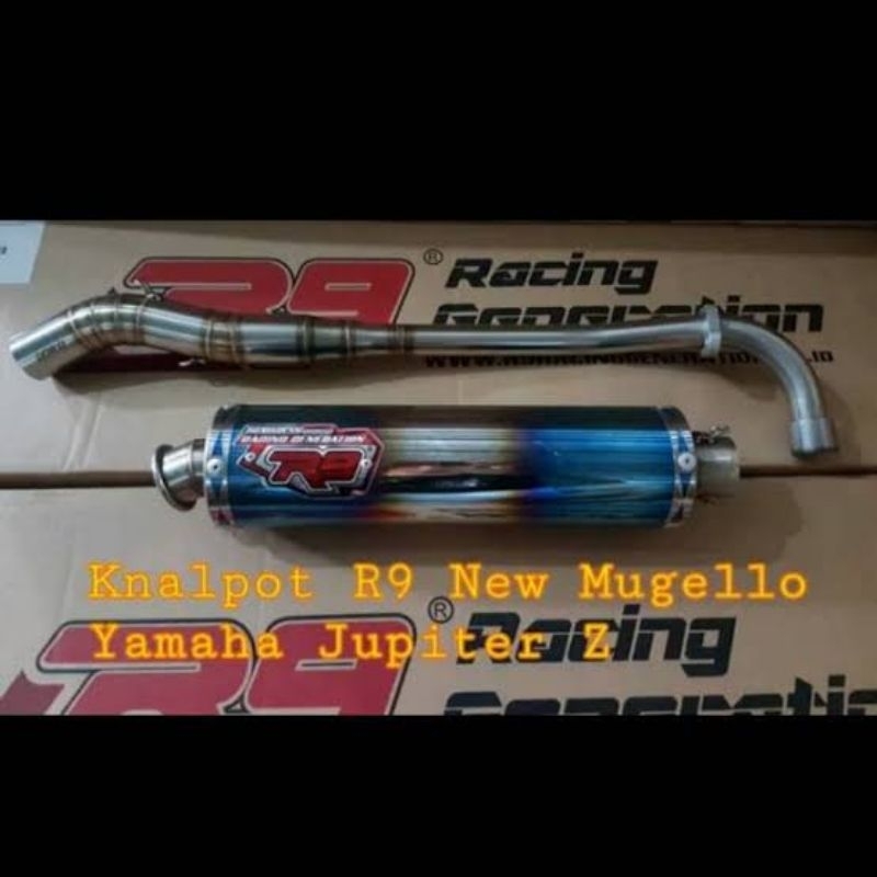Knalpot R9 new mugello original yamaha jupiter z