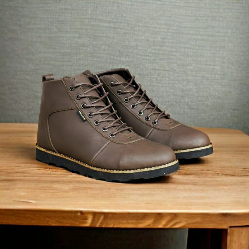 JOEBARA Sepatu Boots Pria Klasik Casual Kerja Outdoor Fashion Kulit Doff