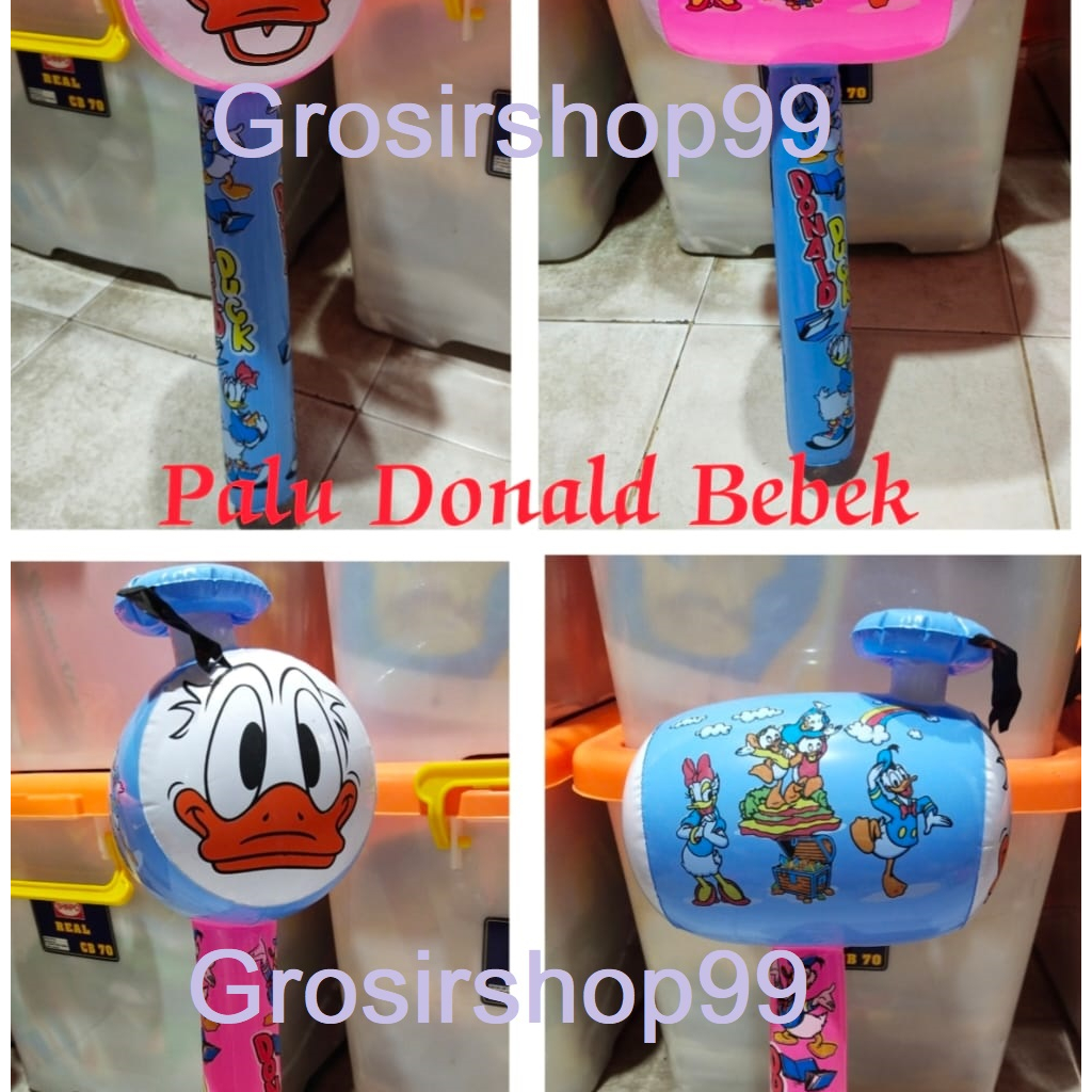 Mainan Tiup / Angin Palu Kepala Donal Bebek bahan PVC SNI