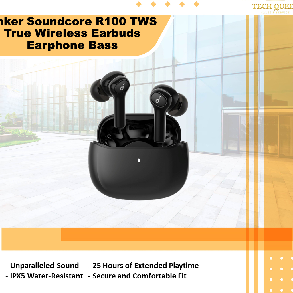 Anker Soundcore R100 TWS True Wireless Earbuds Earphone Bass