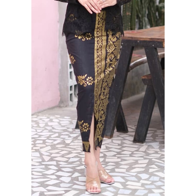 Rok Span Katun Prada | Rok Batik Wisuda Kondangan