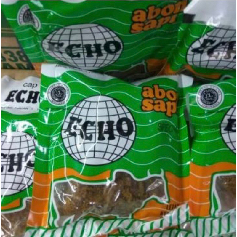 

Echo/Abon Sapi Echo/Abon Sachet/Abon Tabur/Abon Sushi/Abon Gimbab 65Gr