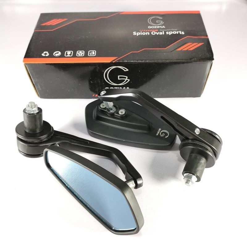 Spion Jalu Oval Bar End Gozima HSJ46 Nmax Aerox Lexi Adv Pcx Vario Mio Ninja Vixion Universal CNC