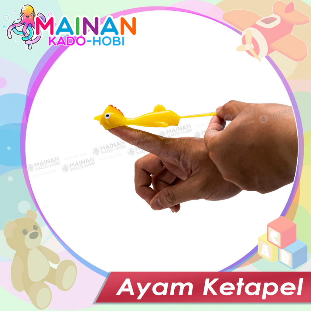 MAINAN PRANK LUCU ANAK LAKI PEREMPUAN SLINGSHOT KATAPEL TEMBAK AYAM TERBANG