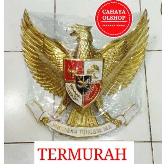 LAMBANG GARUDA KUNINGAN / patung garuda kuningan 40 / 50 / 60cm