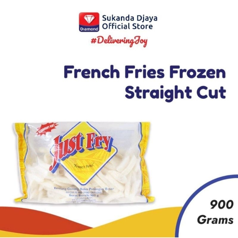 

Just Fry French Fries Straight Cut 900gr
