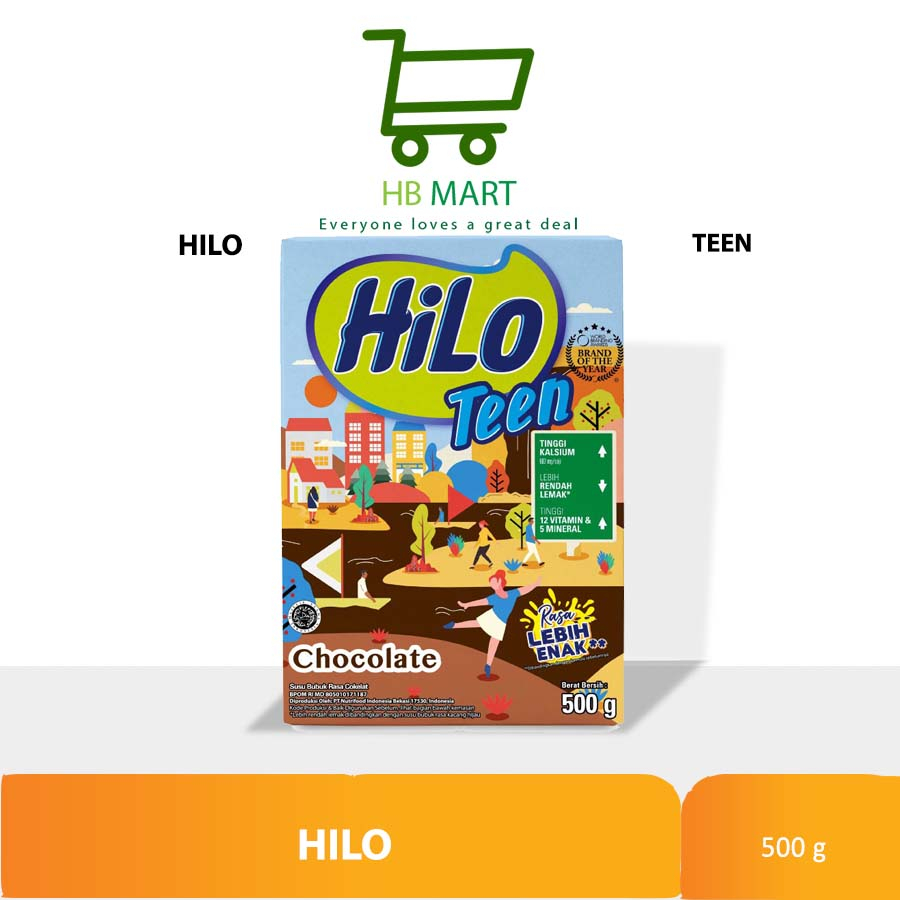 

HILO TEEN 500GR/SUSU BUBUK HILO TEEN SLIM COKLAT 500GR/HILO TEEN COKLAT 500G