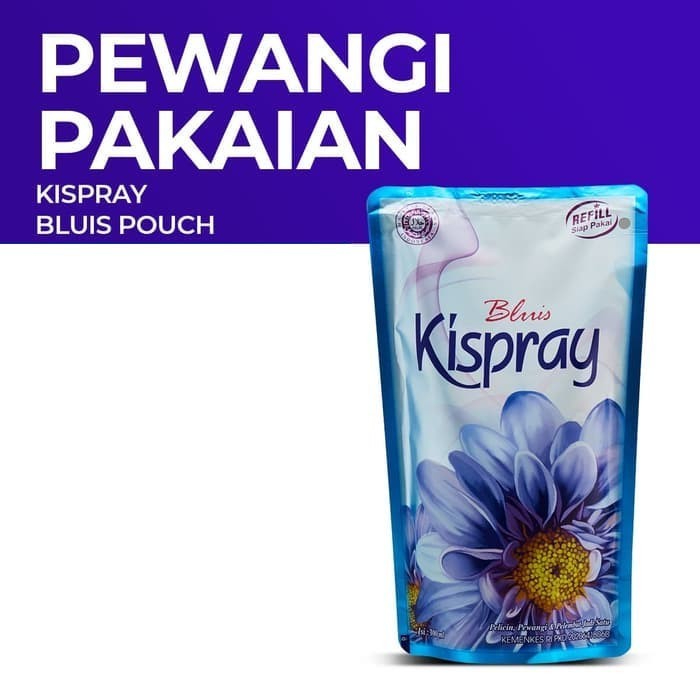 Kispray Bluis Pewangi  &amp; Pelembut Pakaian Refill 280mL