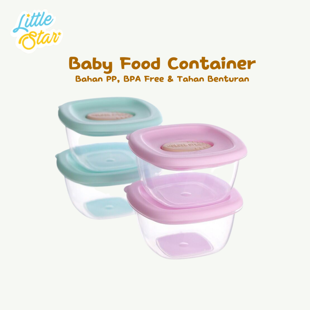 Wadah Penyimpan Baby Food Container Mpasi Set Alat Makan Bayi BPA Free