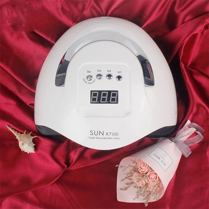 Bisa COD Alat Kecantikan Pengering Kutek Kuku UV LED Nail Dryer - SUN X5 X7 Plus pemanas gel 48W/120W/150W/180W untuk pengeringan gel kukuBisa