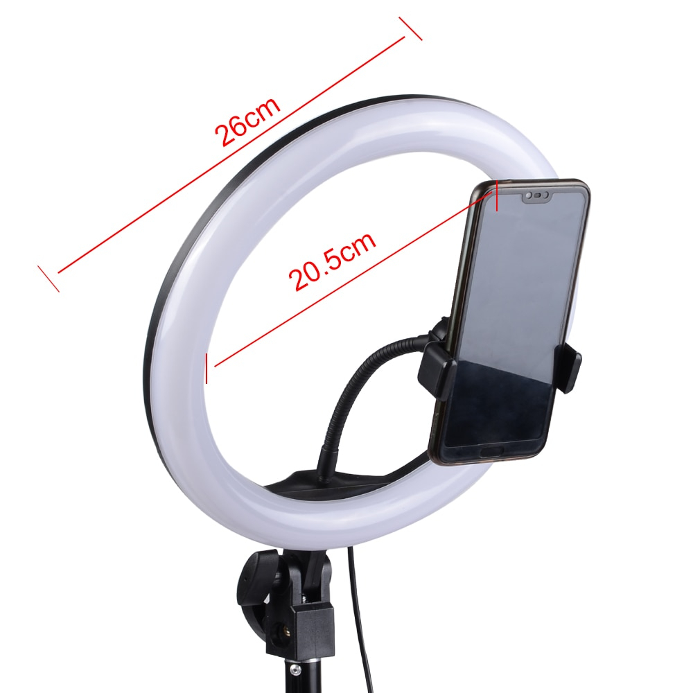 Ring Light Curve 120LED 10Inch Holder+Tripod bisa cod gojek instan