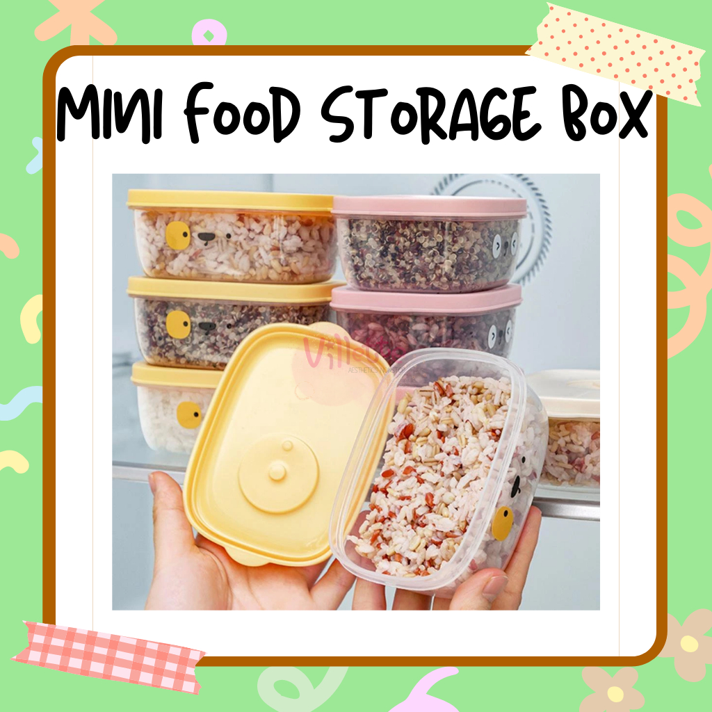 Kotak Wadah Penyimpanan Makanan Bekal Buah Sayur Nasi Bento Anak Bahan PP