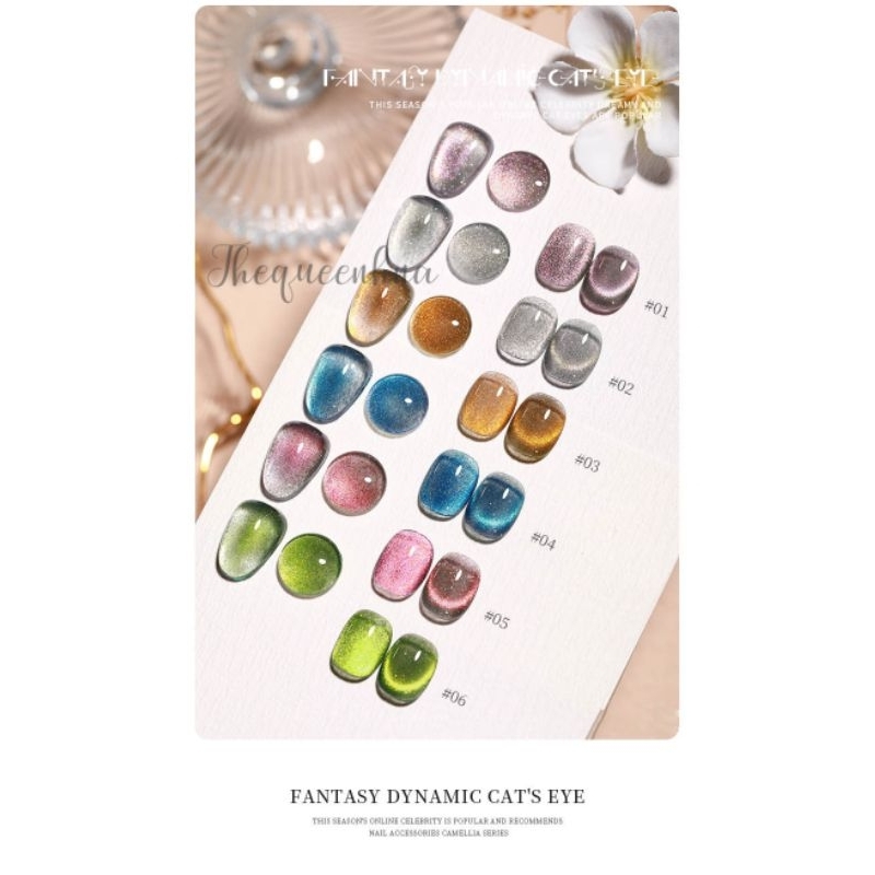 DEAR 15ml FANTASY DYNAMIC CAT EYE  PREMIUM UV LED 3D Cat Eye Series Gel Polish Kutek DEAR Uv Led Soak Off Gel Polish