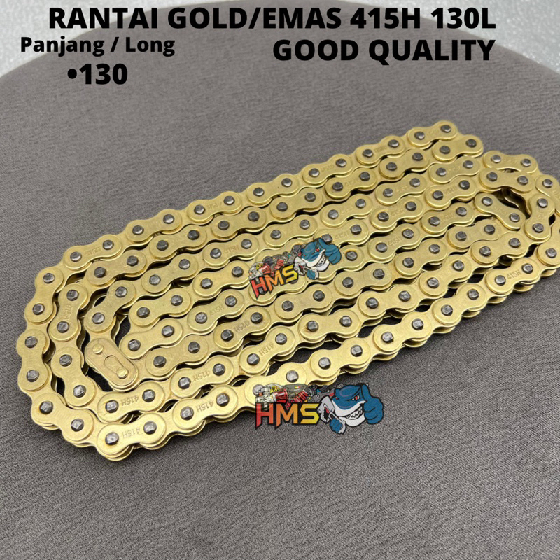 Rantai 415 130 H Gold emas Tipis - Rantai Gold emas 415H 130 Thailand PNP KE GEAR GIR SSS 415 THAILAND