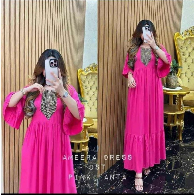 AMEERA DRESS - DRESS RAYON JUMBO