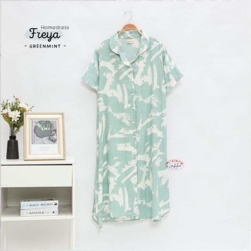 FREYA DRESS by Laikha Homedress Mididress Kekinian Daster Kekinian Daster Modern