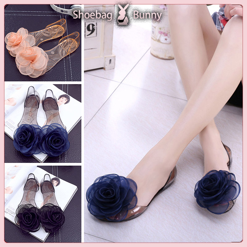 Sandal selop jelly Sepatu sandal wanita jelly Sandal jelly wanita terbaru Sandal flat lucu terbaru