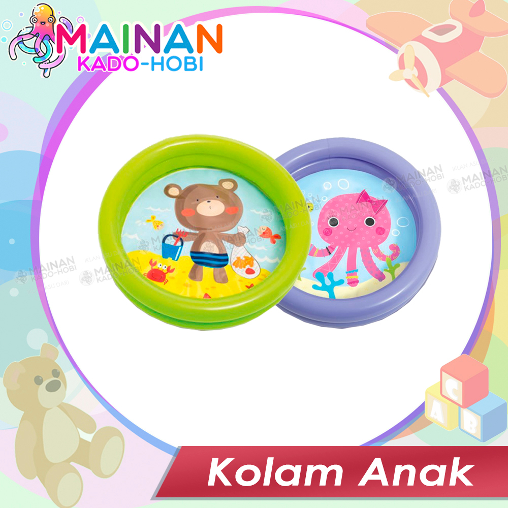 SWIMMING POOL KOLAM RENANG KARET ANAK KARAKTER ANIMAL