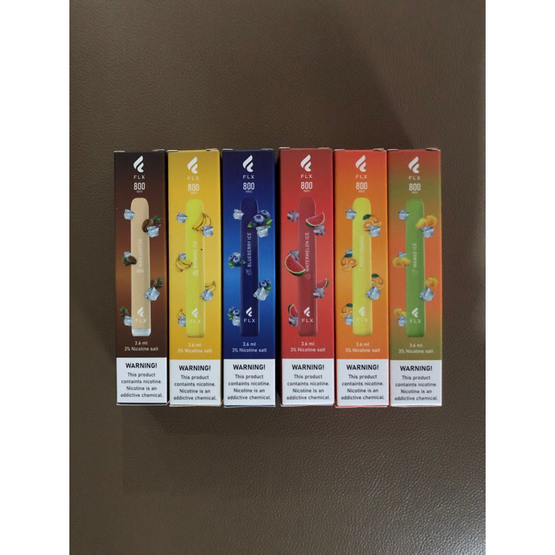 FLX Pods Disposable Vape Bar - 1200 Puffs 3% Nic - Mango Ice
