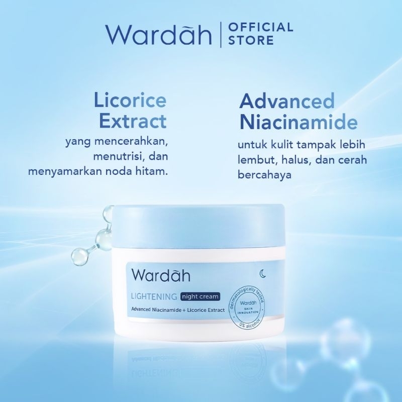 Wardah Lightening Day Cream &amp; Night Cream