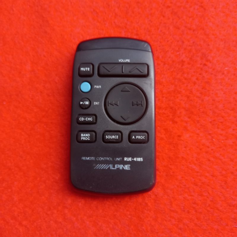 Remote Tape Mobil ALPINE Original Asli . RUE - 4185 .