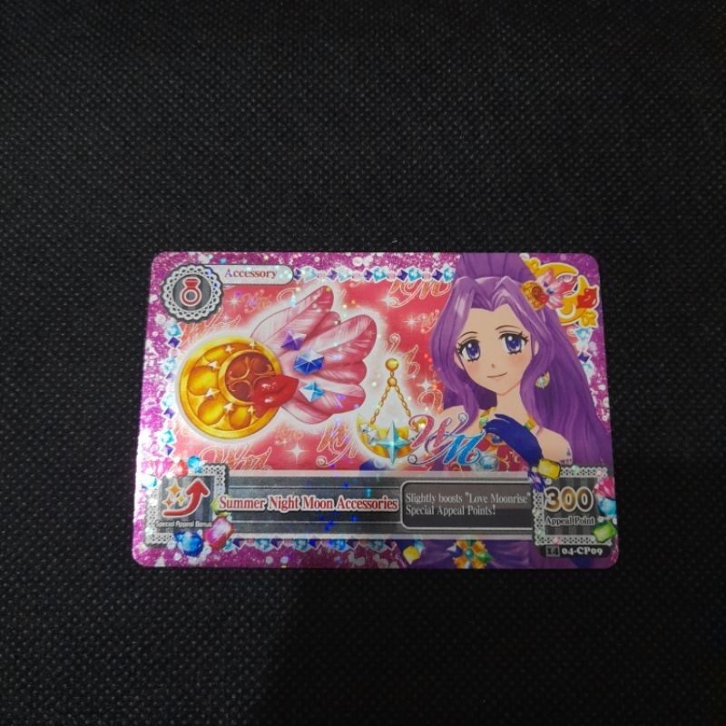 (AIKATSU CARD) W&M Summer Night Moon Accessories