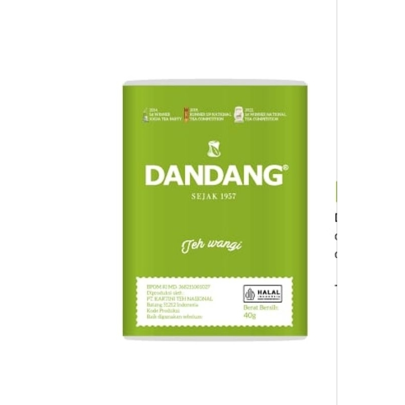 

Teh Dandang Hijau Muda 1 pack isi 10 x 40 gram