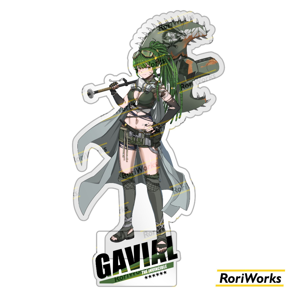 Acrylic Standee Figure Anime - Gavial the Invincible | Arknights