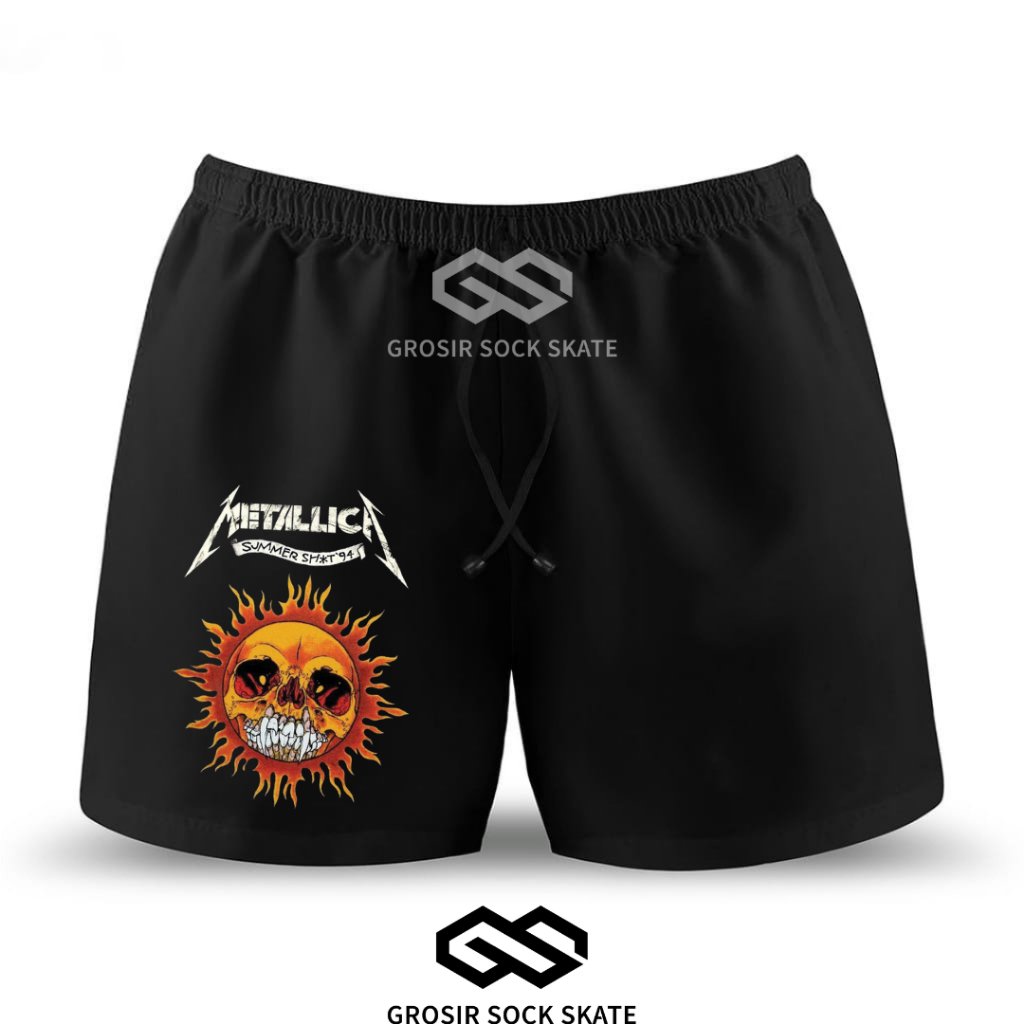 BOXER CELANA PENDEK MUSIC BAND METALLICA