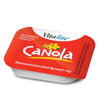 10 Cup Canola Vitalite Margarine Cup (lemak tambahan nabati) // canola butter mpasi anchor unsalted