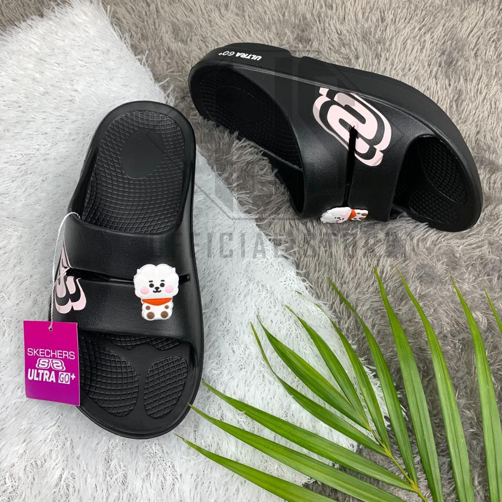 Sandal Wanita Sendal Selop Wanita Sendal Slop Cewek Skechers Wanita Sendal Slip On Anti Selip Sandal Slide Skechers