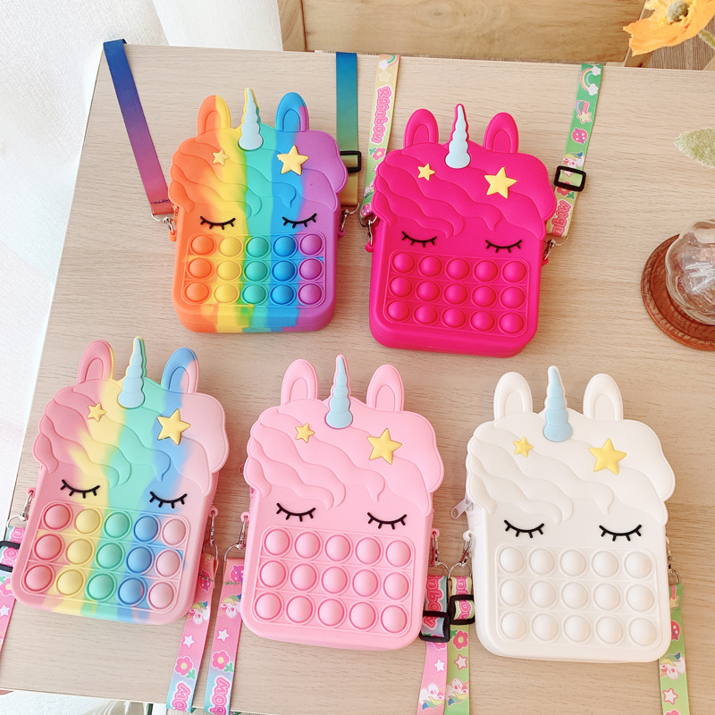 Harga Grosir 9999 TAS POP IT ANAK PREMIUM/ TAS SELEMPANG ANAK UNICORN/ TAS ANAK POP IT TIKTOK MURAH