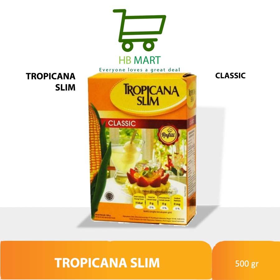 

Tropicana Slim Classic Refill 500gr - Pengganti Gula