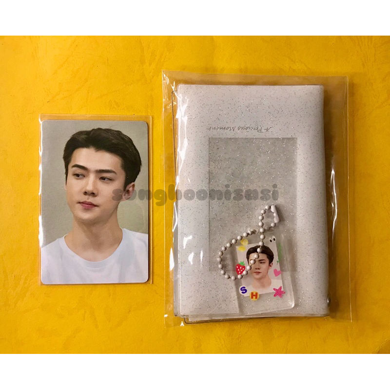 Photocard Sehun EXO apm a precious moment baekhyun ticket holder tihol elyxion