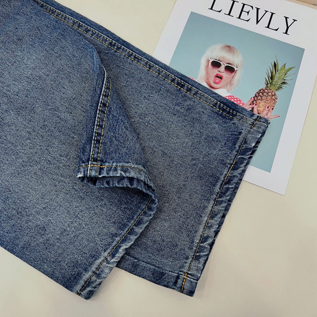 Celana Jeans Wanita Kekinian Terbaru Loose High Waist