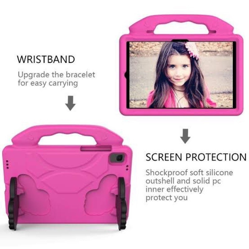 Standing Case cover Realme Pad mini 8.7 Bahan Eva Foam anti banting aman untuk anak anak