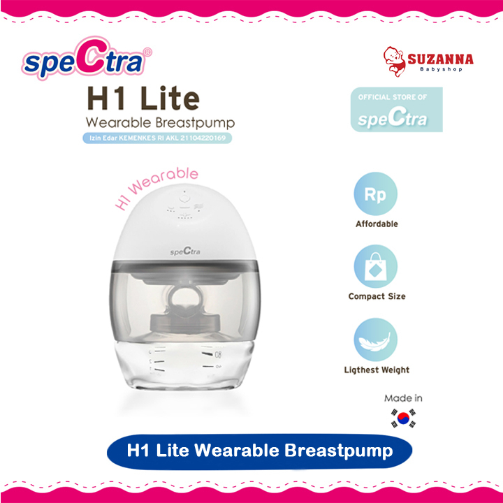 Spectra H1 Lite Wearable Electric Breastpump - Pompa Asi