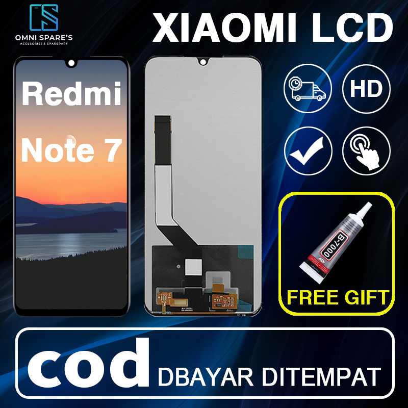 【ORIGINAL】Lcd Xiaomi Redmi note 7 original fullset touchscreen layar hp mobile replacement parts