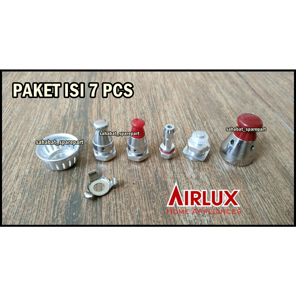 PAKET PERNAK PERNIK PRESTO AIRLUX  ORIGINAL PAKET ISI 6 PCS DAN 7 PCS