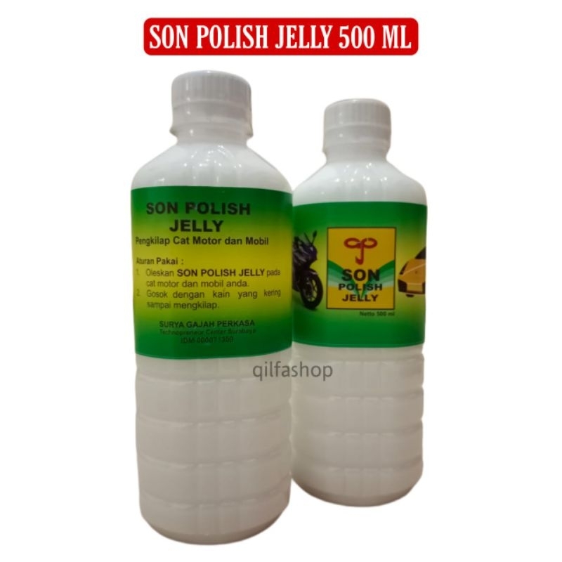 Pengkilap Cat Body Kendaraan Motor Mobil 500 ML Original Merk Son Polish