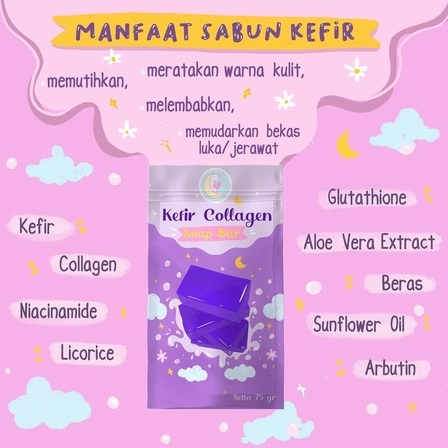 KEFIR COLLAGEN SOAP BAR BY BEAUTYINU SABUN PEMUTIH VIRAL KEFIR COLLAGEN BEAUTYINU SOAP SABUN KEFIR