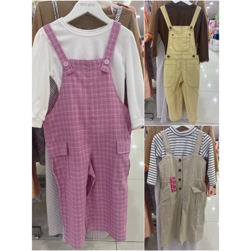 Set Overall Anak perempuan PITO DITO (4-14th)