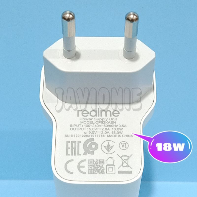 Charger Cas Carger Casan Realme C17 C25 C25S C35 Original Fast Charging 18w tipe TYPE C