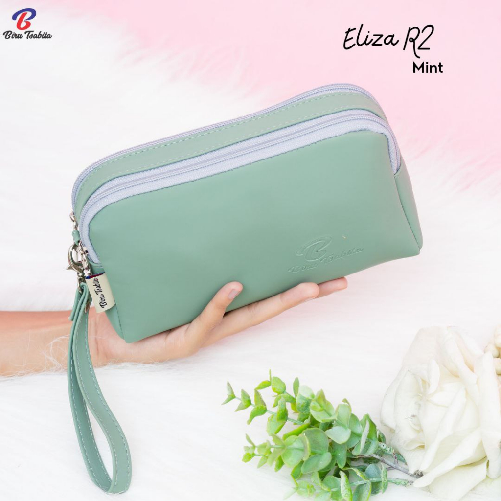 ELIZA R1 BIRU TSABITA / POUCH BIRU TSABITA / ELIZA BIRU TSABITA / DOMPET ELIZA / DOMPET WANITA